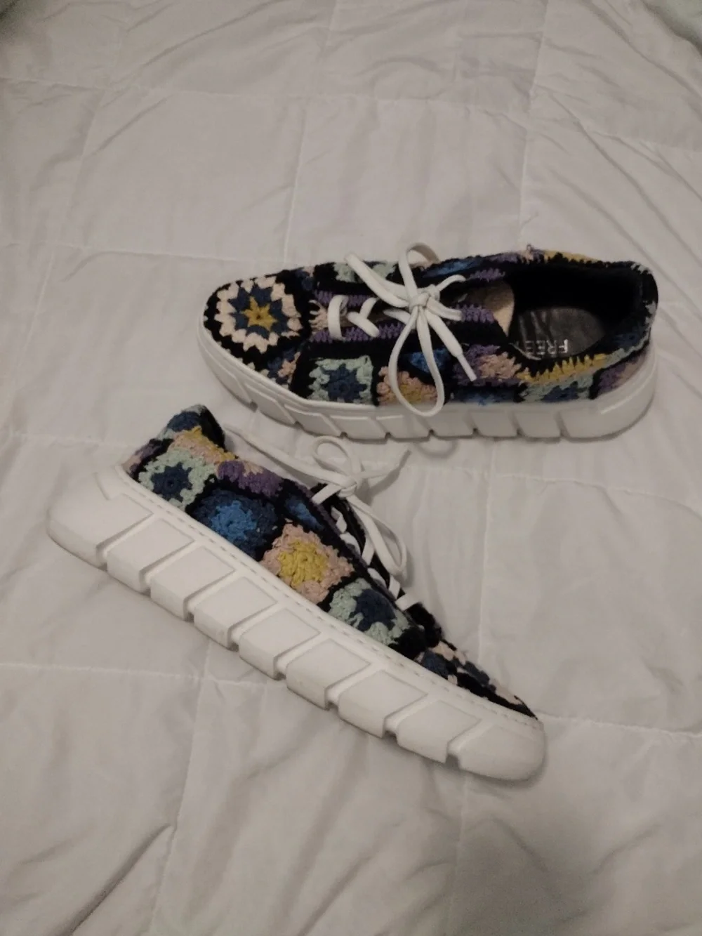 Free People Crochet Sneakers
